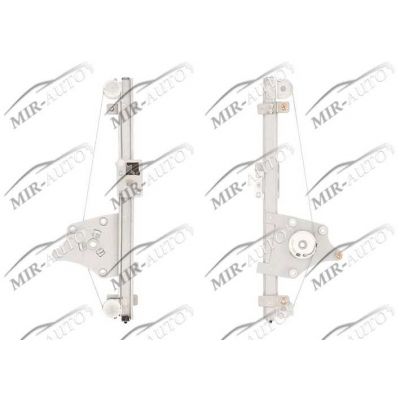 Power window regulator w/o motor