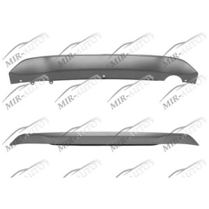 Bumper spoiler, rear