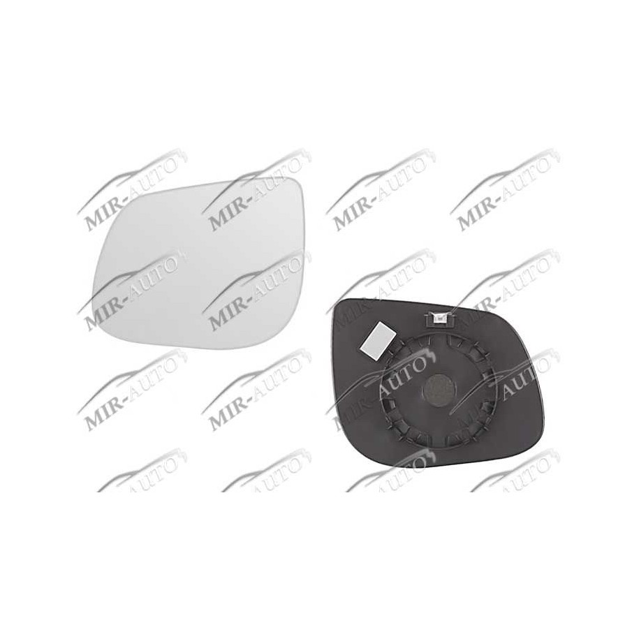 Door mirror glass base