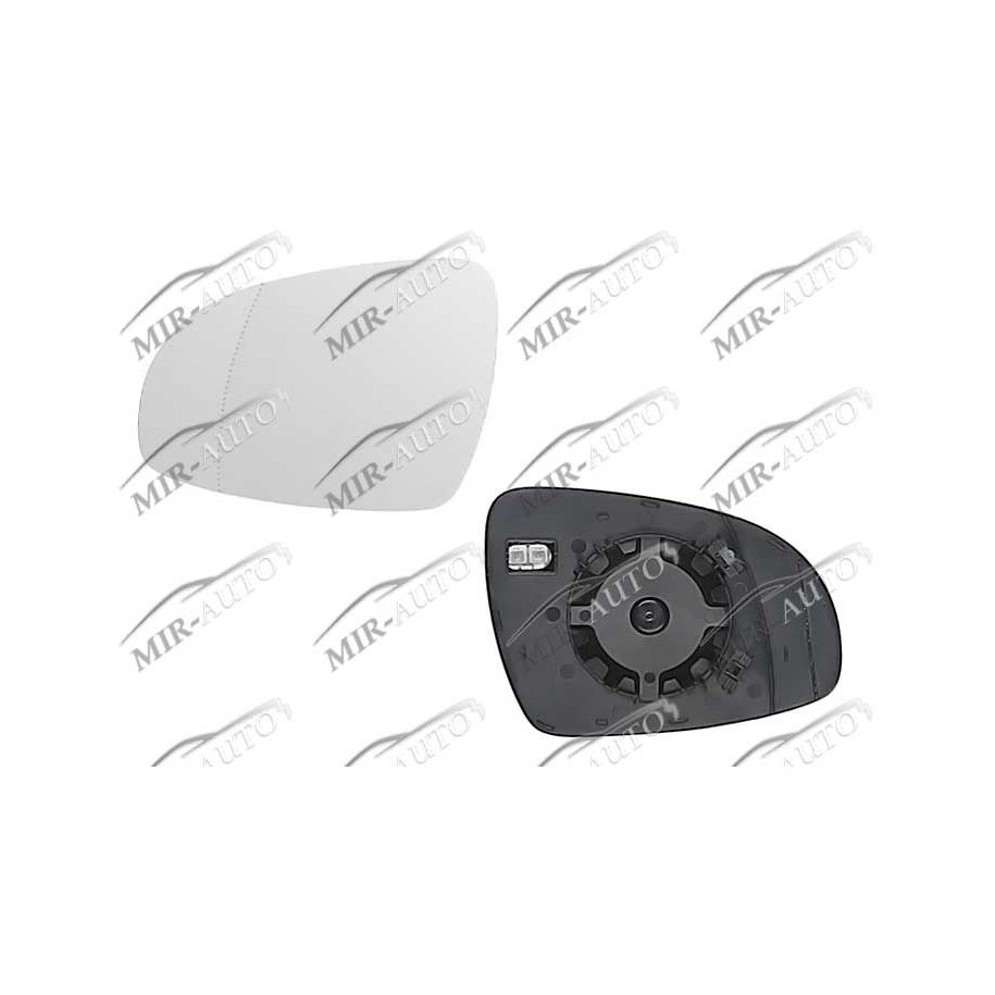 Door mirror glass base