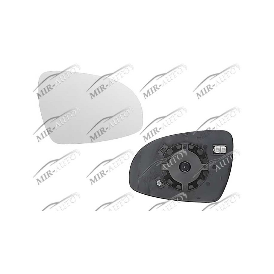 Door mirror glass base