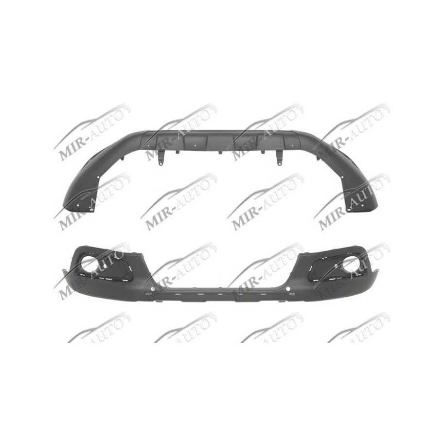 Bumper spoiler, front