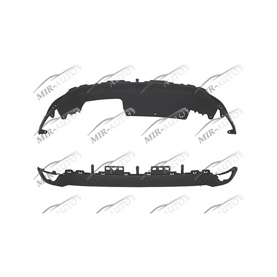 Bumper spoiler, rear