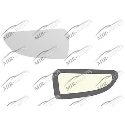 Door mirror glass base