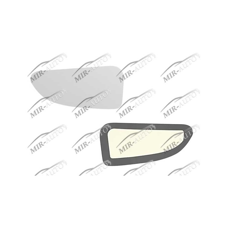 Door mirror glass base