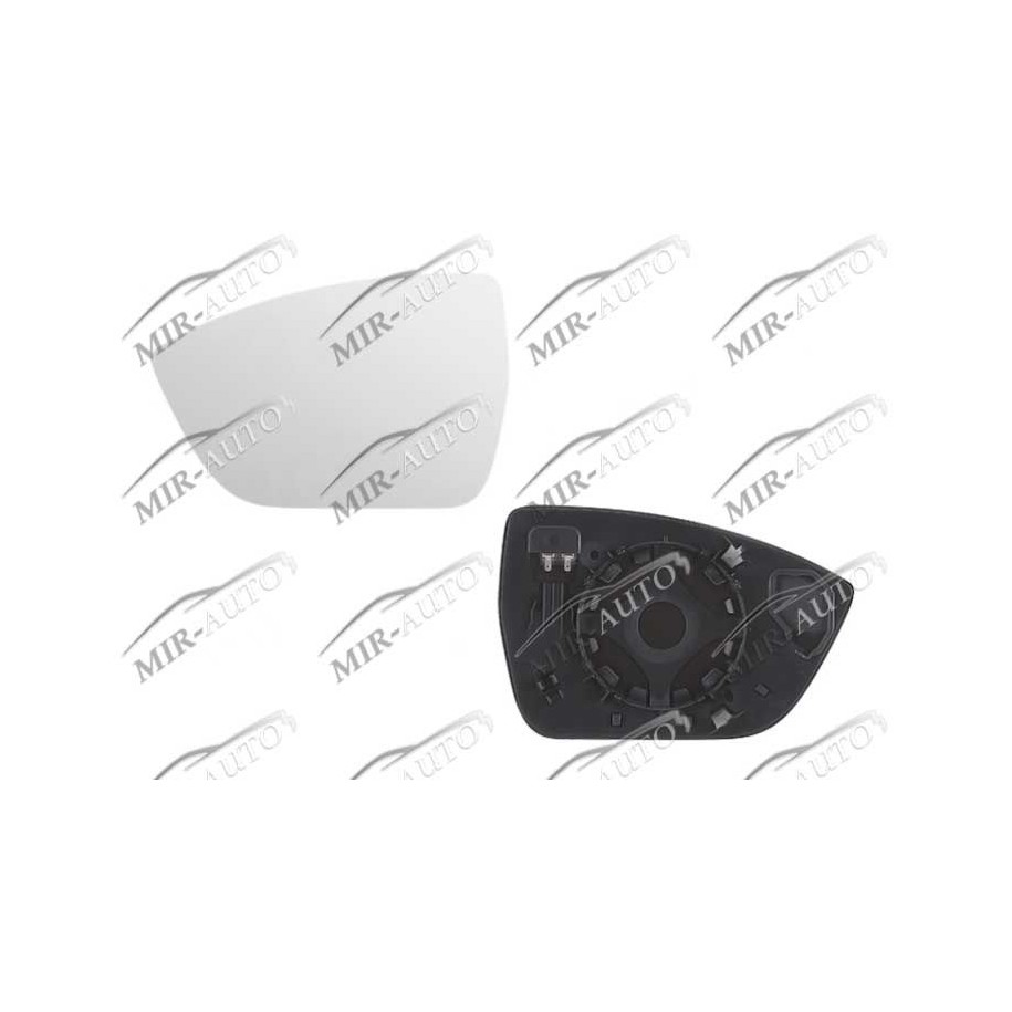 Door mirror glass base