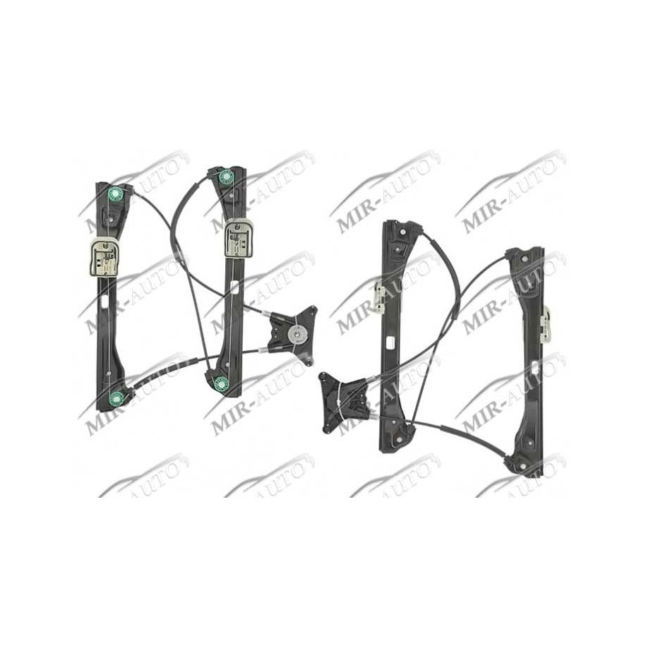 Power window regulator w/o motor