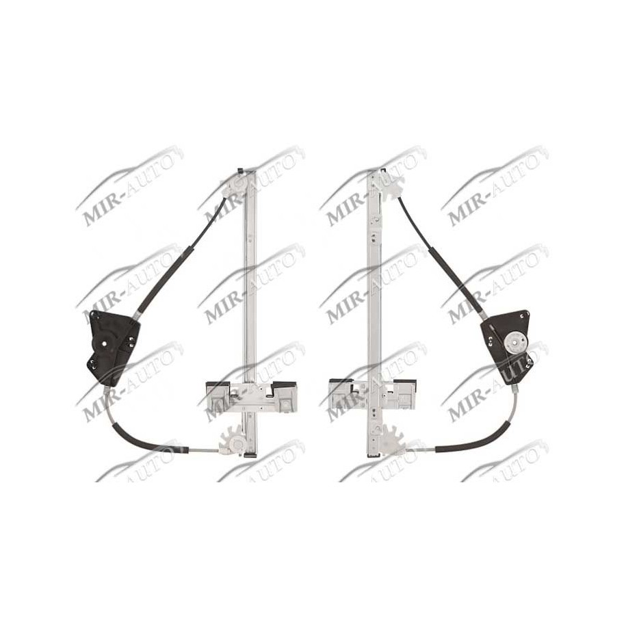 Power window regulator w/o motor