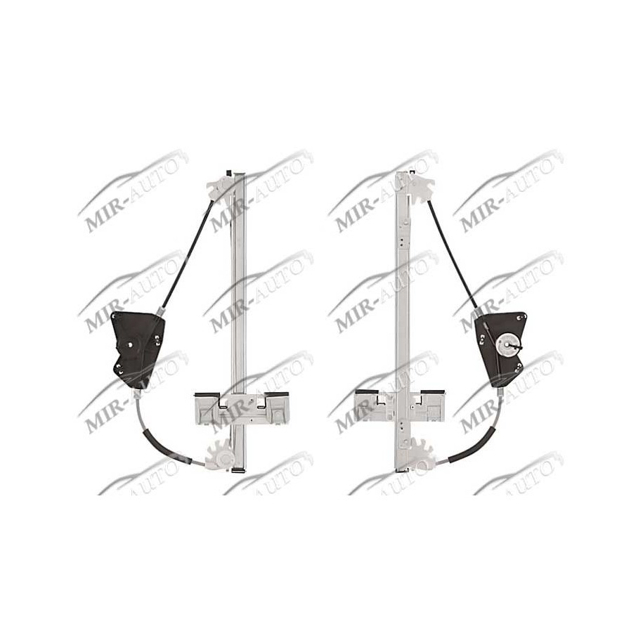 Power window regulator w/o motor