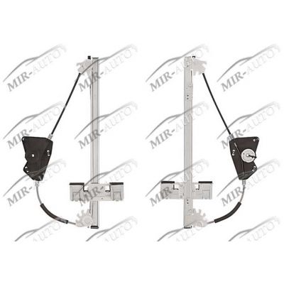 Power window regulator w/o motor