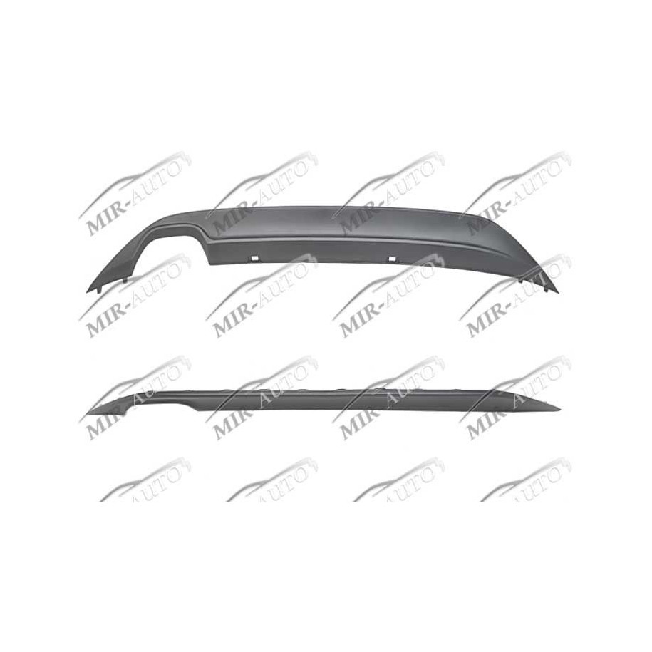 Bumper spoiler, rear