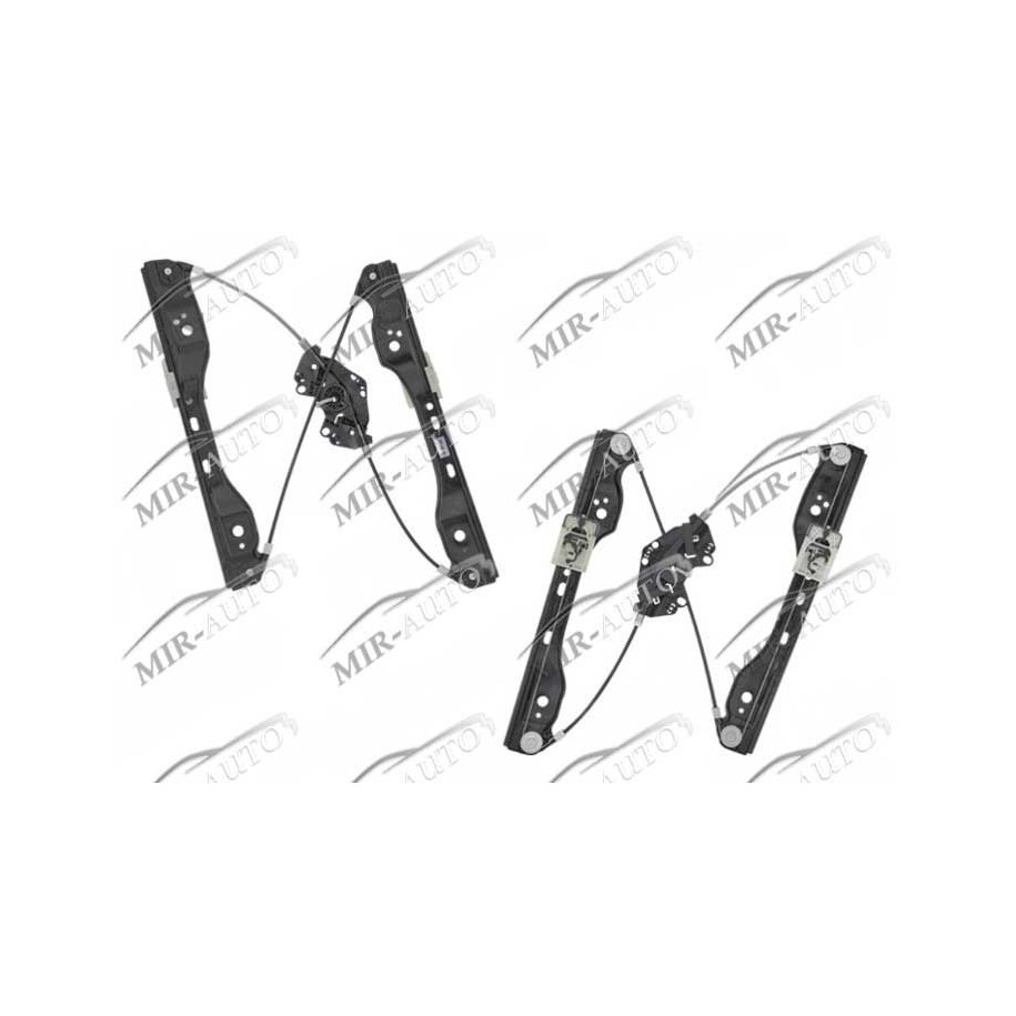 Power window regulator w/o motor