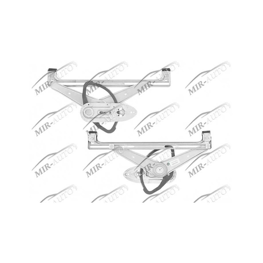 Power window regulator w/o motor