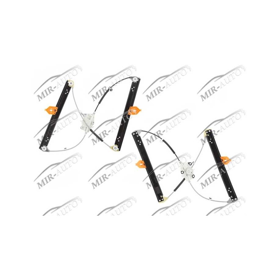 Power window regulator w/o motor