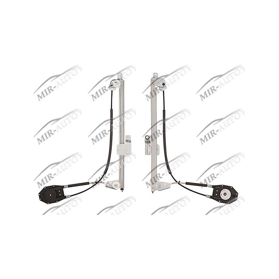 Power window regulator w/o motor