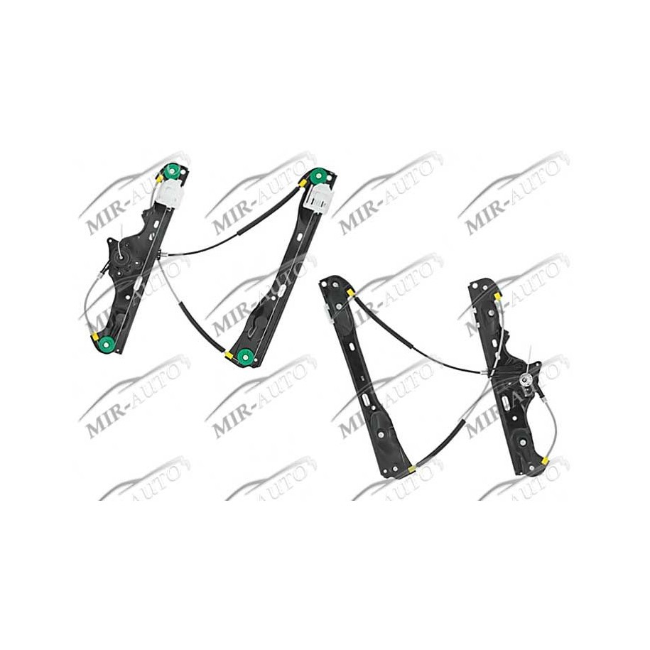 Power window regulator w/o motor