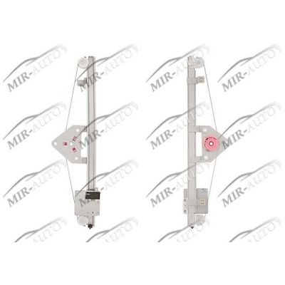 Power window regulator w/o motor