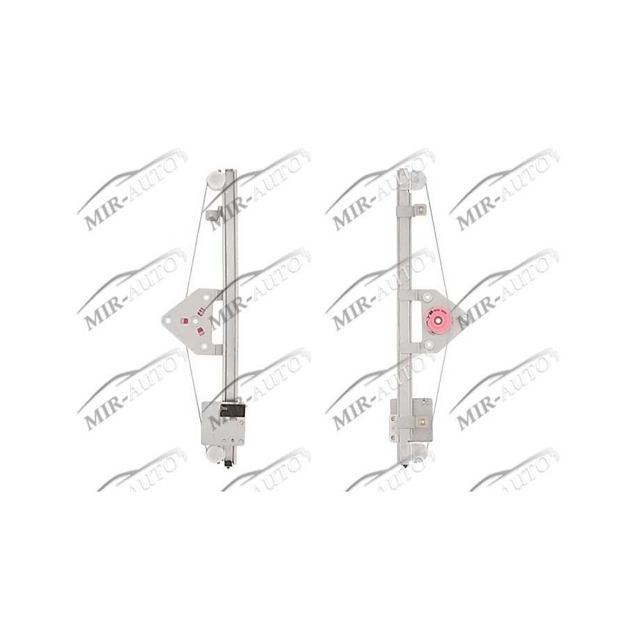 Power window regulator w/o motor