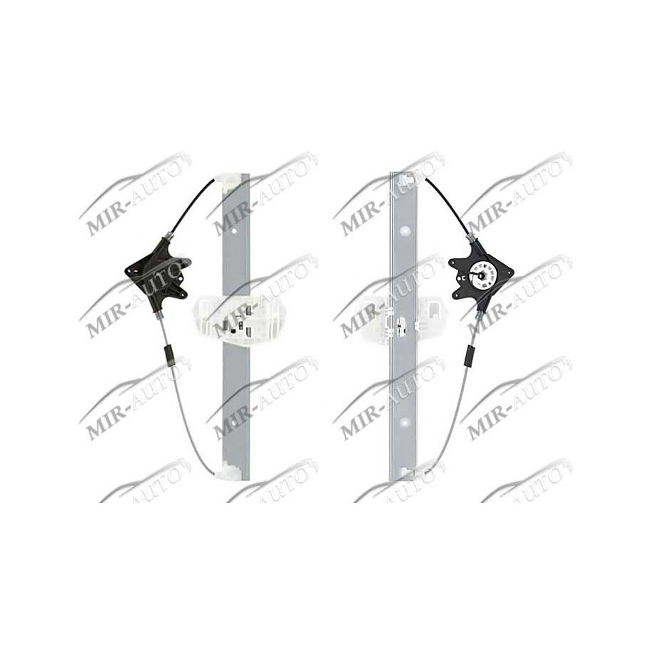 Power window regulator w/o motor