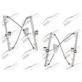 Power window regulator w/o motor