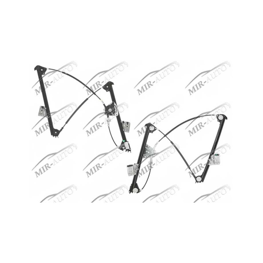 Power window regulator w/o motor