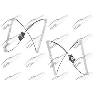 Power window regulator w/o motor