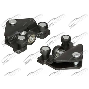 Sliding door pulleys