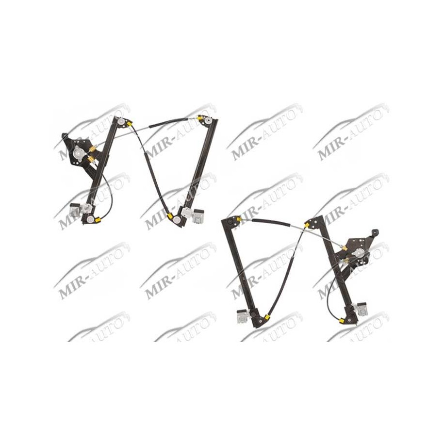 Power window regulator w/o motor