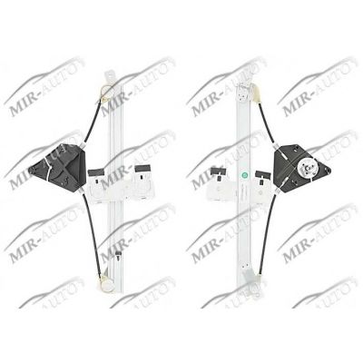 Power window regulator w/o motor