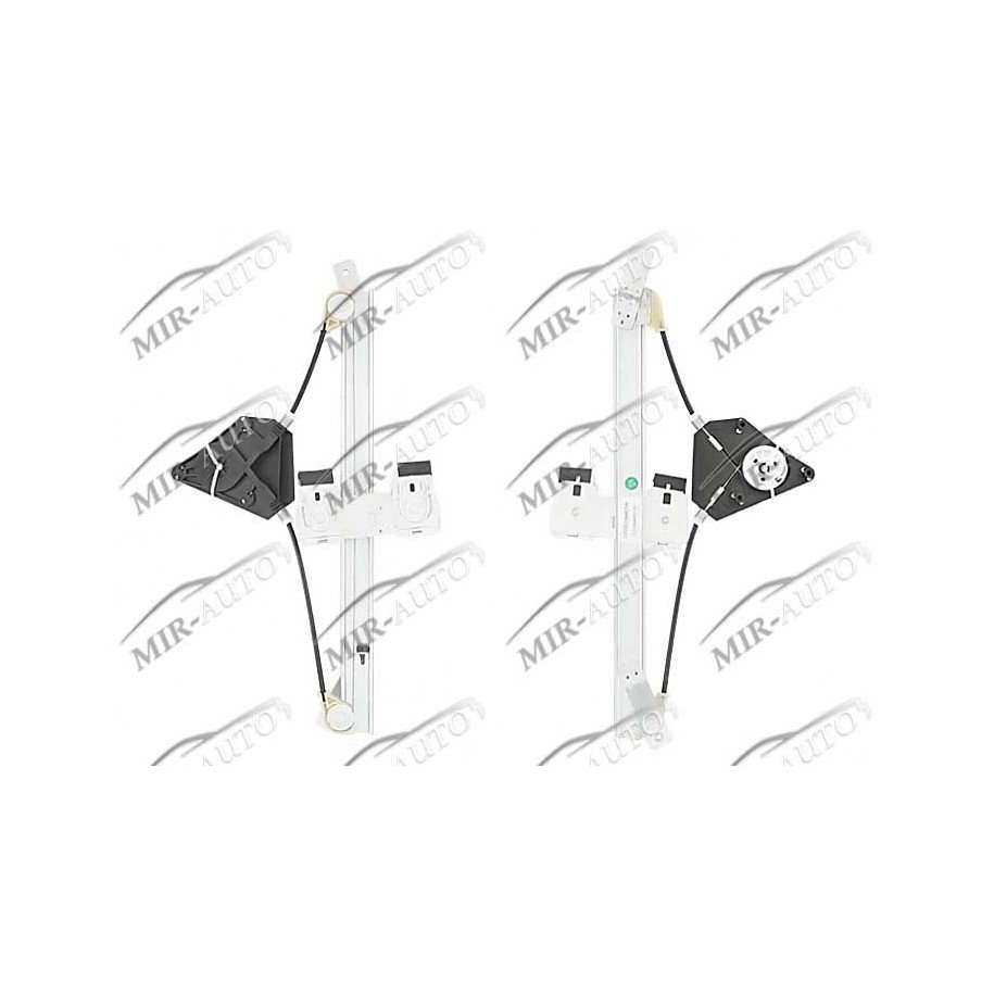 Power window regulator w/o motor