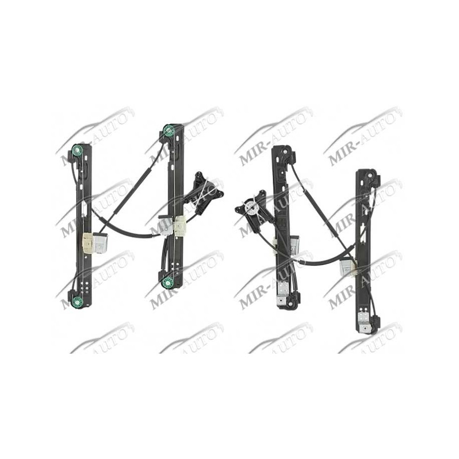 Power window regulator w/o motor