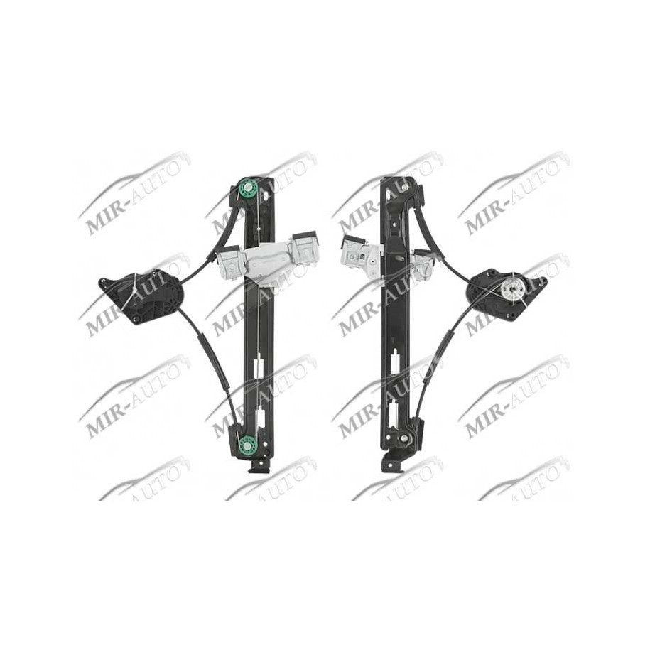 Power window regulator w/o motor