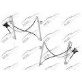 Power window regulator w/o motor