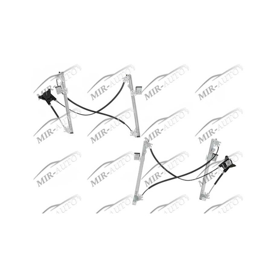 Power window regulator w/o motor