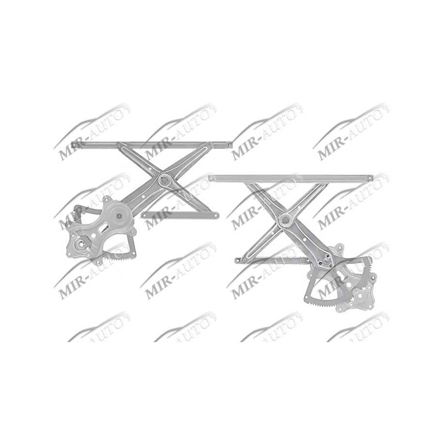 Power window regulator w/o motor