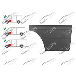 Door plate repair panel