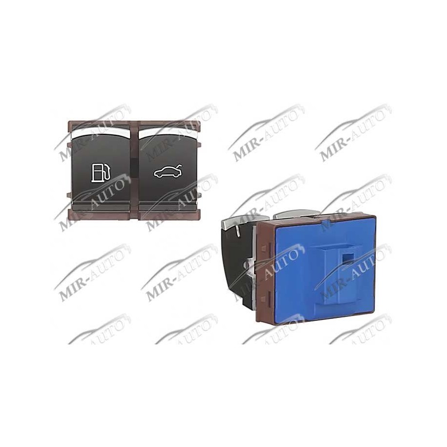 Trunk lid and tank flap release switch