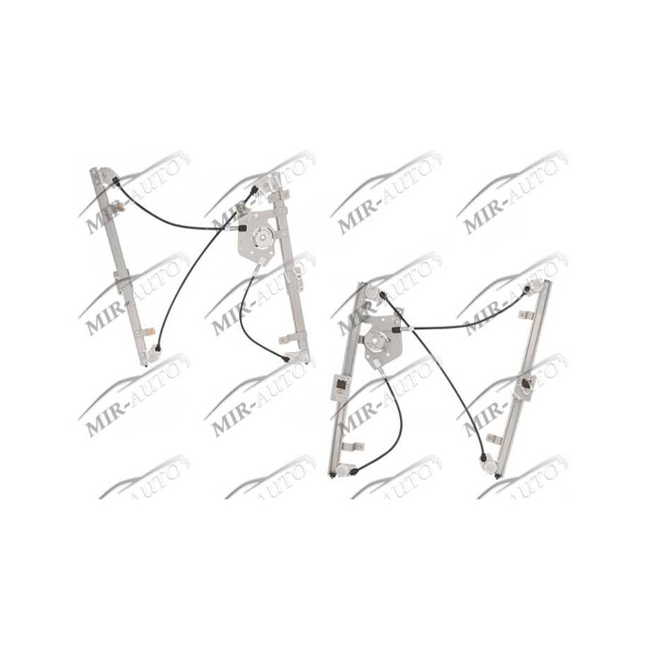 Power window regulator w/o motor