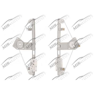 Power window regulator w/o motor