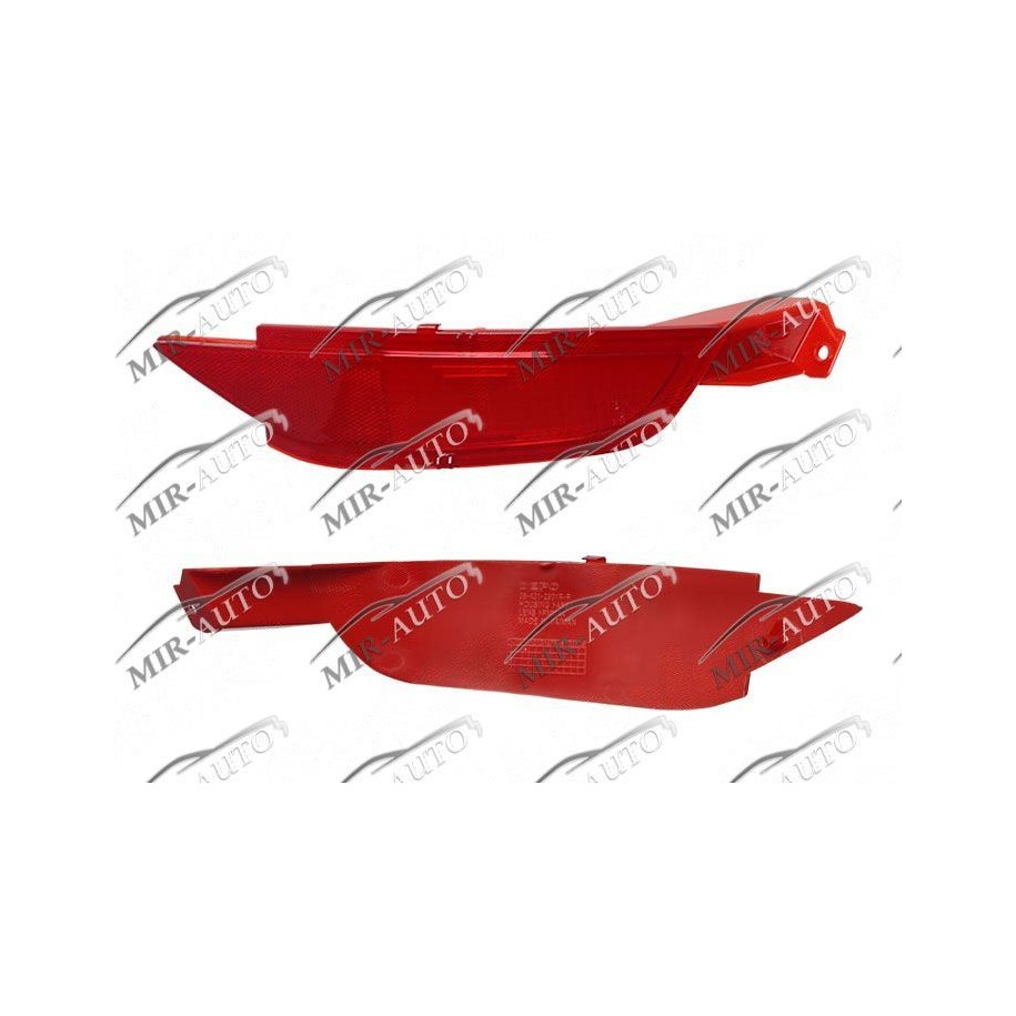 Tail fog lamp cover
