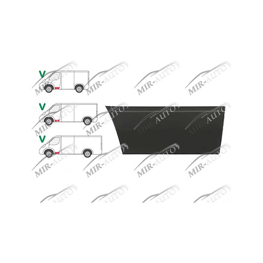 Door Plate Repair Panel