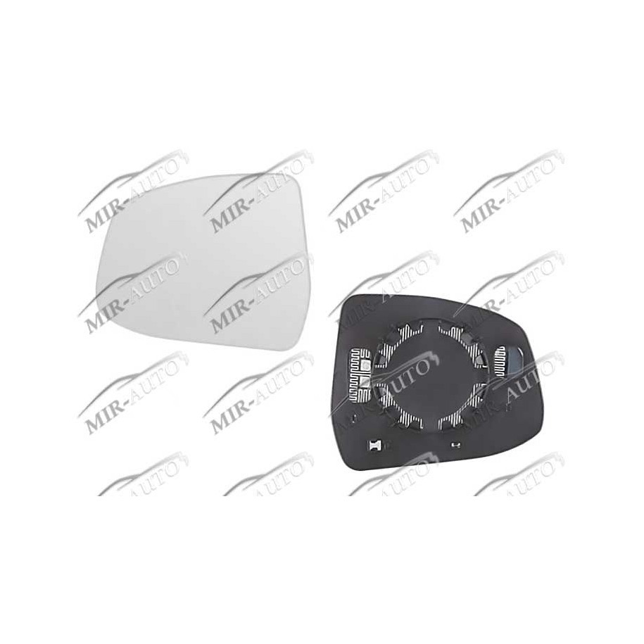 Door mirror glass base