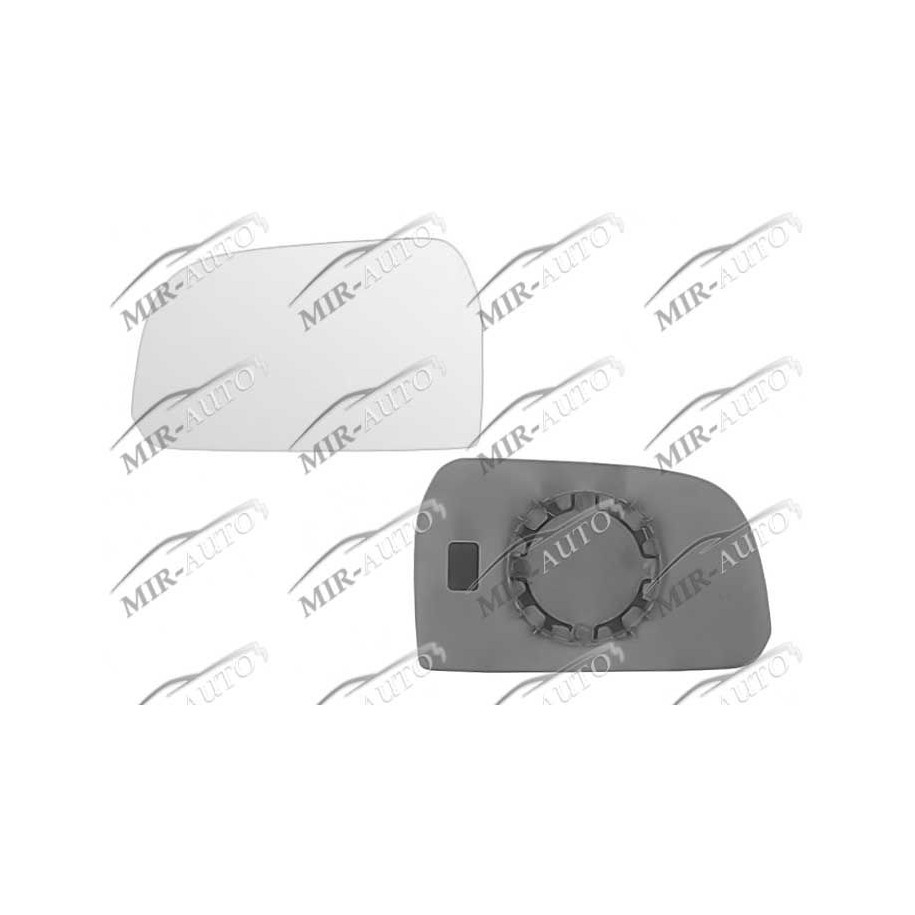 Door mirror glass base