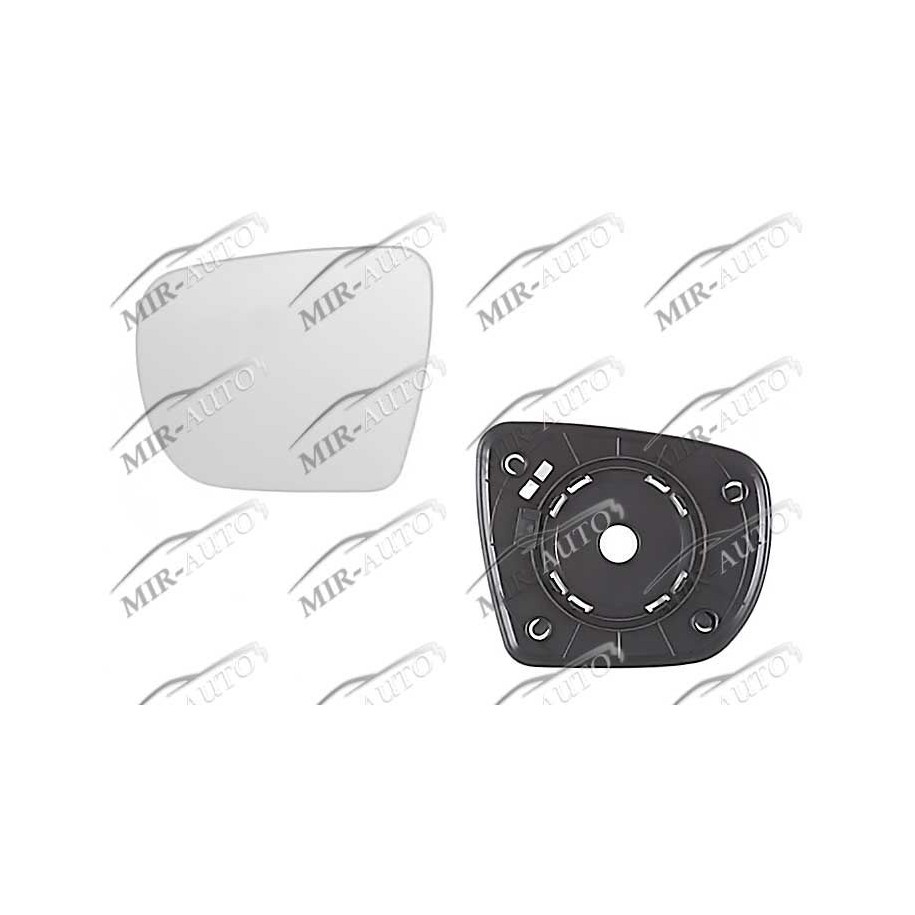 Door mirror glass base