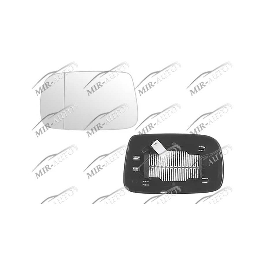 Door mirror glass base