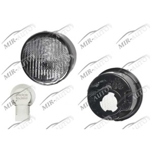 Front indicator with parking lamp