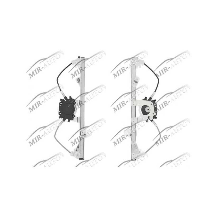 Power window regulator w/o motor