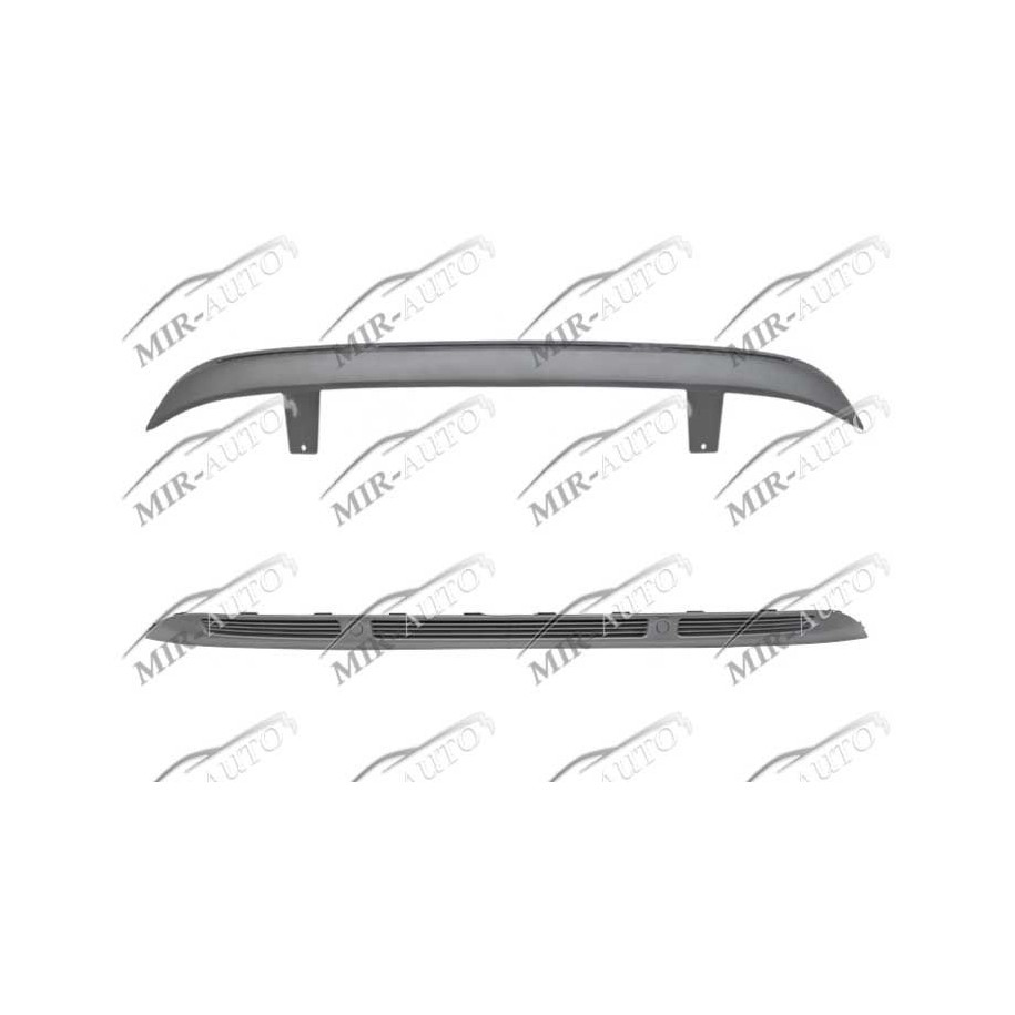 Bumper spoiler, rear