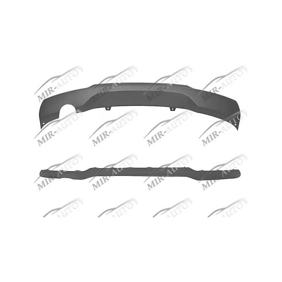 Спойлер бампера заднего