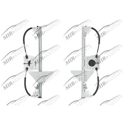 Power window regulator w/o motor